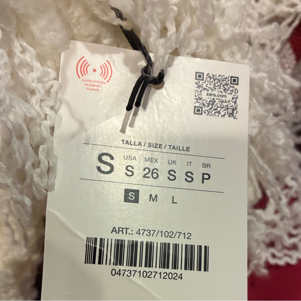 Zara NWT fringe knit jumper sweater 4737/102 - Picture 14 of 14